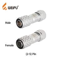 WEIPU usine 6mm 10mm connecteur de câble solaire étanche Push-pull IP67 prise électrique étanche