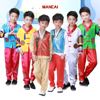 Costume de Kung Fu chinois unisexe pour enfant, ensemble brodé d'arts traditionnels, tenue d'entraînement et de performance pour l'école primaire et secondaire
