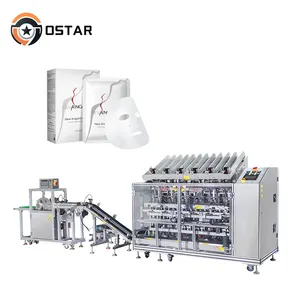 High Speed Multi Station Automatic Revitalizing Facial Mask Packing Machine
