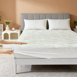 Protège-matelas matelassé en bambou imperméable, anti-bactérien, hypoallergénique et anti-punaises de lit – Offre Spéciale - Product Image 1
