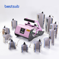 Machine de Presse à Chaud Tout-en-Un 11 en 1 pour Gobelets et Tasses de 3oz, 11oz, 12oz, 17oz, 20oz, 30oz – Machine d'Impression par Sublimation