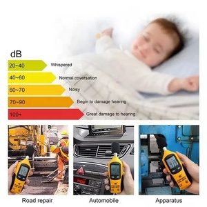 HT-80A Đồng Hồ Đo Tiếng Ồn Kỹ Thuật Số Decibel Đồng Hồ Đo Âm Thanh Kỹ Thuật Số Thiết Bị Đo Tiếng Ồn Âm Thanh 30-130 DB - Product Image 6