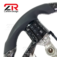 Volant en carbone forgé LED personnalisé pour Toyota Hilux 8ème génération Revo Fortuner Land Cruiser GR Revo SR5 GR-S Rogue 2016-2025