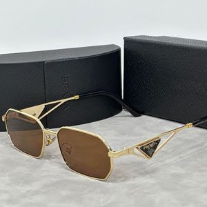 Hot-bán kim loại nhỏ UV400 kính mát cho nam giới phụ nữ vàng khung hình bầu dục phong cách mặt trời bảo vệ ống kính phân cực cho du lịch ngoài trời - Product Image 4