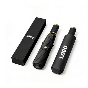 ร่มสั่งทำราคาถูกเพียงหนึ่งดอลลาร์ ของขวัญส่งเสริมการขายธุรกิจ ร่มพับ 3 ตอน ขายส่ง ร่มแบบธรรมดาพร้อมโลโก้ - Product Image 1