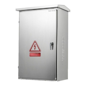 Gabinete de Distribución de Energía para Exteriores Personalizado de Acero Inoxidable, Montado en el Suelo, con Protección IP65 Contra la Intemperie - Product Image 4