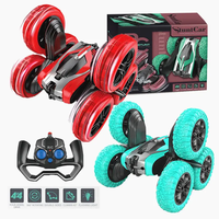 Voiture télécommandée RC 2,4 GHz 4 canaux avec bras torsadé à six roues et rotation à 360 degrés pour adultes et enfants, utilisation intérieure/extérieure