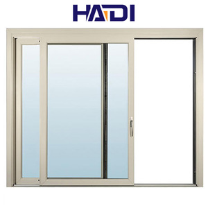 HAIDI Ventanas corredizas de aluminio grandes de 6 vías insonorizadas y resistentes a la lluvia para villas y <span class=keywords><strong>apartamentos</strong></span> - Product Image 2