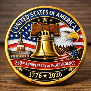 Moneda Conmemorativa Personalizada del Campana <span class=keywords><strong>de</strong></span> la <span class=keywords><strong>Libertad</strong></span> <span class=keywords><strong>de</strong></span> los Estados Unidos, 250.º Aniversario, Recuerdo para el Día <span class=keywords><strong>de</strong></span> la Independencia - Product Image 6
