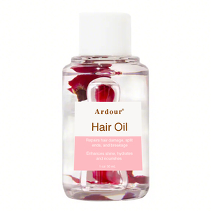 Sérum fortifiant pour cheveux à l'huile d'ashwagandha et de ricin pour cheveux abîmés et crépus - Traitement nourrissant et blanchissant du cuir chevelu - Traitement contre la chute des cheveux - Product Image 1