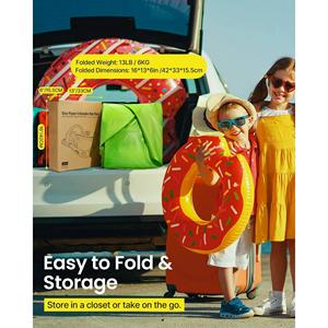 Centre de jeux aquatiques gonflable dinosaure pour enfants, aire de jeux aquatique de jardin avec toboggan, arroseur et jeu de lancer d'anneaux, jouet de piscine extérieure - Product Image 5