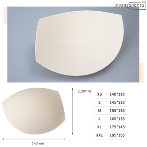 ฟองน้ำโฟมดูดซับเหงื่อนุ่มระบายอากาศสบายแผ่นรองยกทรงสำหรับชุดออกกำลังกาย - Product Image 6