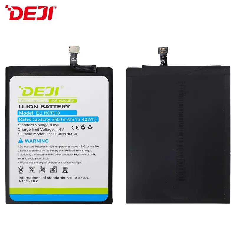 shenzhen DEJI mobile phone battery for Samsung Galaxy note 10 plus with 0 cycle