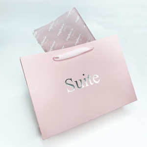 Wholesale Custom Pink <b>Tissue</b> <b>Paper</b> Silver Foil Printed Brand Logo Gift Wrapping <b>Tissue</b> <b>Paper</b> For Small Business Clothes Cosmetic - Product Image 6