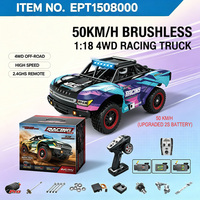 Camion RC tout-terrain sans balais EPT 2,4 GHz 1:20 pour enfants et adultes - Voiture haute vitesse 4x4 tout-terrain 38 km/h - Cadeau B2B de qualité hobby
