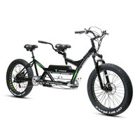 Vélo électrique de ville TXED, nouveau design, cadre en alliage d'aluminium, batterie lithium 48V 13Ah, moteur roue arrière 500W, 2 places, autonomie >60 km