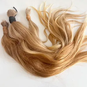 Wholesale Unprocessed Russian Super Double Drawn Raw European Hair Bulk