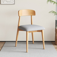 Chaise de salle à manger ergonomique pivotante pliable, minimaliste, avec cadre en bois massif, revêtement en velours, écologique et durable, pour hôtel et salle de sport