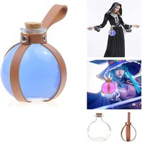 Porte-bouteille en cuir magique d'Halloween, porte-potions en verre steampunk pour ceinture, accessoire de costume, porte-flacon de cosplay