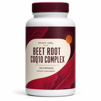 Complément alimentaire OEM pour la santé cardiaque, capsules de complexe de racine de betterave et de CoQ10