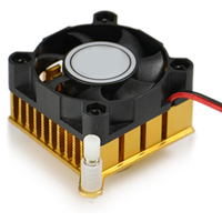 Dissipateur thermique en aluminium DC5V 12V 40mm DC5V 12VFan pour PC Northbridge Chipset Cooling and Small Electronics