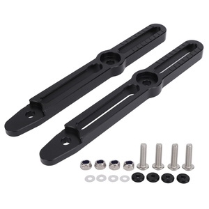 Kit de soporte para ajustadores de parabrisas, aluminio, reduce el ruido, repuesto para Suzuki <span class=keywords><strong>V</strong></span> <span class=keywords><strong>Strom</strong></span> 800DE DL800 <span class=keywords><strong>2022</strong></span> a 2024, color negro - Product Image 1