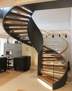 <span class=keywords><strong>Escalera</strong></span> en espiral Prima, diseño moderno, escaleras <span class=keywords><strong>de</strong></span> <span class=keywords><strong>caracol</strong></span> <span class=keywords><strong>de</strong></span> acero inoxidable personalizadas, <span class=keywords><strong>escalera</strong></span> en espiral <span class=keywords><strong>de</strong></span> <span class=keywords><strong>madera</strong></span> para interiores - Product Image 4