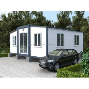 20ft 40ft Customized Folding Prefabricated Homes Prefab Office Villa Hotel Luxury Movable Expandable Container House