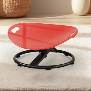 Chaise tournante sensorielle à base métallique pour enfants autistes et tout-petits - Chaise pivotante durable et écologique pour jeux d'intérieur et entraînement à la rotation assise - Product Image 3