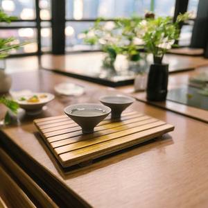 Popular teca natural Rectangular resistente al calor mesa de madera posavasos salvamanteles de madera con 20cm de longitud y 15cm de ancho - Product Image 3