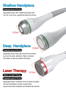 เครื่องลดเซลลูไลท์ที่มีประสิทธิภาพ อุปกรณ์ลดไขมันและกระชับผิวแบบไม่ต้องผ่าตัด สำหรับเอวและหลัง เหมาะสำหรับร้านเสริมสวยและสปา - Product Image 4