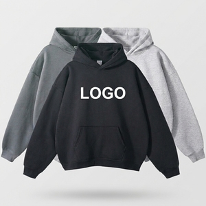 Sudaderas con Capucha de Algodón de Alta Calidad con Logotipo Personalizado, Sudaderas de Felpa Gruesa, Sudaderas Extra Grandes Personalizadas para Hombre - Product Image 1