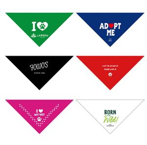 Bandana pour <span class=keywords><strong>chien</strong></span> en polyester durable avec impression de lettres personnalisées, <span class=keywords><strong>image</strong></span> de marque, bavoir réglable, écharpe, cadeau d'<span class=keywords><strong>anniversaire</strong></span>, tenue pour festival - Product Image 2