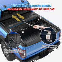 Zolionwil – Cache-benne rétractable manuel en aluminium pour pick-up VW AMAROK 2023 2024