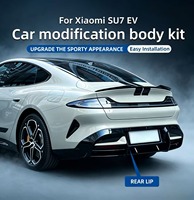 Kit Carrosserie ABS de Haute Qualité pour Xiaomi SU7 Ultra 2024 2025 2026, Pare-chocs Avant et Arrière, Jupes Latérales, Couleurs Personnalisables