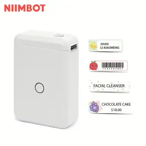2022 Nieuwe Niimbot Mini Schattige Hand Hold Inkless Blue Tooth Connection Label Maker Machine Met Tape Voor Mobiele Telefoon
