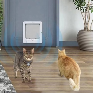 Porte automatique directionnelle pour chat <span class=keywords><strong>avec</strong></span> contrôle <span class=keywords><strong>électronique</strong></span> par puce d'identification animale - Product Image 4