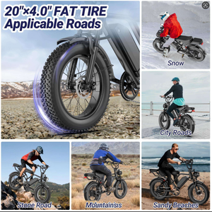EU Warehouse Hybrid <b>Bike</b> <b>Fat</b> Tires Dirt <b>Bike</b> Fatbike Ebike 48V Dual Suspension 750W 18ah Ebike Mountain <b>Bike</b> El - Product Image 5