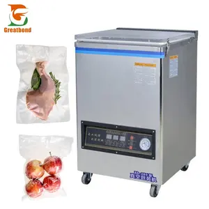 AS-360 Cheap Price Desktop Heat Sealer Candy Nuts Sausage Snack Food Small Size Single Chamber Vacuum Packing Machine