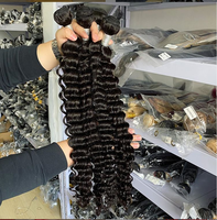 Lot de Cheveux Indiens Bruts 100% Naturels, Cheveux Remy, Extensions de Cheveux Vierges Naturels Indiens du Fournisseur