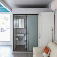 Container Pieghevole Espandibile Idraulico con Apertura Singola o Doppia Laterale, Modulare 20ft per Ufficio o Showroom