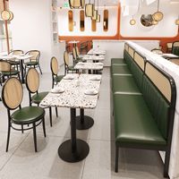 Ensemble de table et de chaises de style moderne pour restaurant californien, café