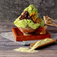 SIGNWIN-MIT OEM ODM Matcha Poudre de Bingsu de glace pilée Sac de 1kg avec tapiocas et Boba Contient des additifs de sucre pour la crème glacée