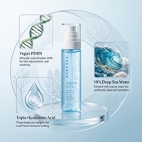 Logo personnalisé, marque privée, crème hydratante profonde pour le visage, acide hyaluronique, eau hydratante, brume de gelée marine pour le visage