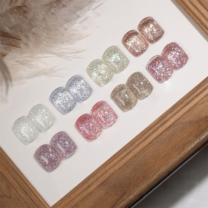 AILANUO - Juego de Esmaltes de Uñas con Purpurina de Cristal de 8 Colores - Gel Brillante Reflectante para Discoteca, Personalización al por Mayor - Product Image 1
