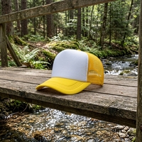 Gorra Trucker Personalizada con Bordado, Gorra de Béisbol con Cierre a Presión, 5 Paneles, Estampado, Cuerda, Espuma, Fabricantes de Gorras Trucker Personalizadas