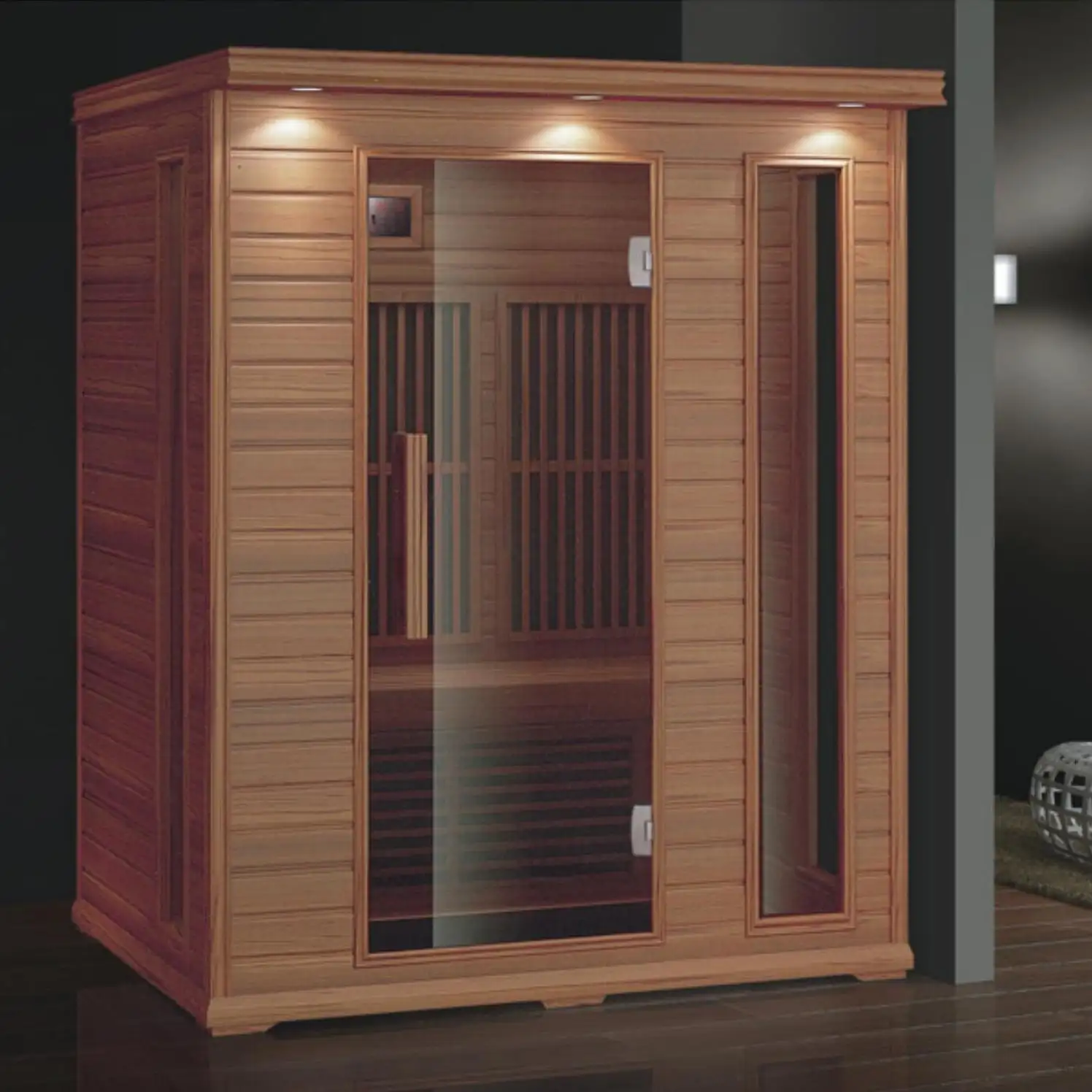 Cuarto de Sauna de madera, diseño Original vanguardide World, único, la mejor calidad, personalizado, gran oferta, ducha de vapor seca cerrada