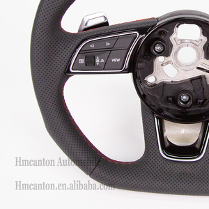 พวงมาลัยรถยนต์แบบมีรูพรุนสำหรับรถ Audi A4 A4L A8 A5 Q5 Q7 A3 A6 Q3 A7 - Product Image 2