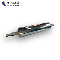 Tambour métallique cylindrique en acier Q235 à finition miroir pour rubans et étiquettes, avec équilibrage dynamique G2.5 pour machine de revêtement