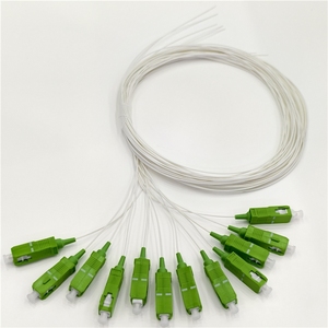 สายเคเบิล LSZH สีขาว 9/125 G.652D แบบ Single Mode Simplex SC/APC ยาว 1.5 เมตร 12 คอร์ ไฟเบอร์ออปติกพิกเทล - Product Image 6